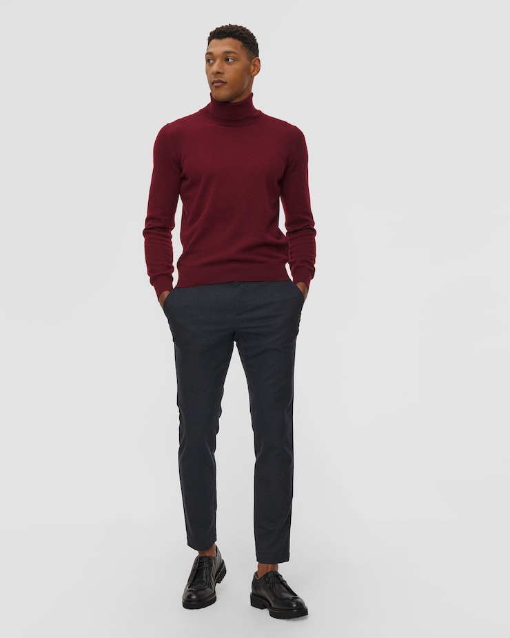 Pantaloni pentru bărbați Alberto Jump Flannel Herringbone