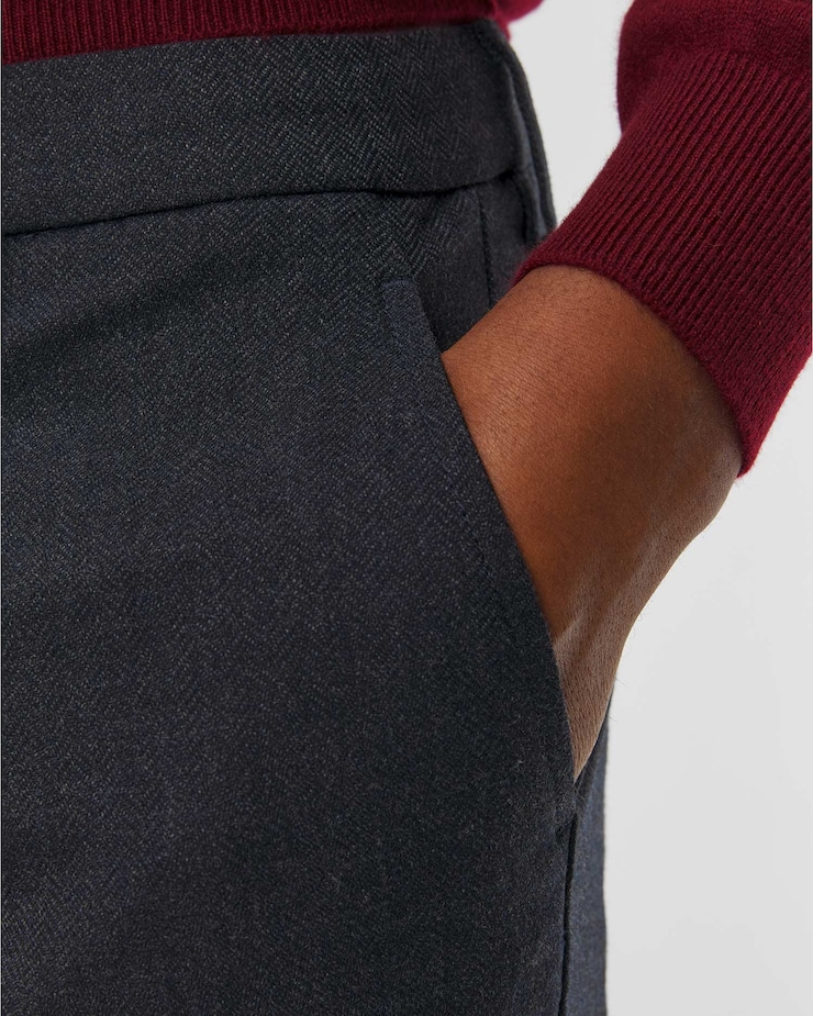 Pantaloni pentru bărbați Alberto Jump Flannel Herringbone