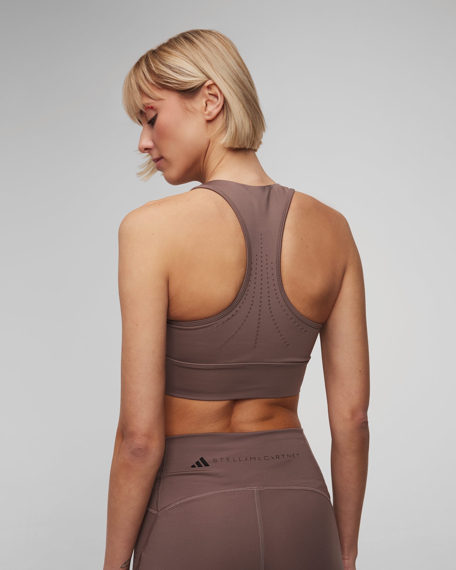 Women's brown 'top Adidas by Stella McCartney ASMC Tpr Crop | S
