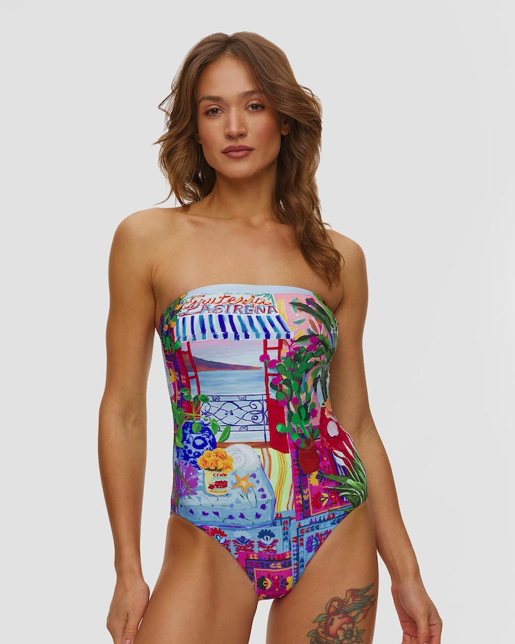 Maillot de bain une pièce pour femmes Seafolly Bandeau One Piece