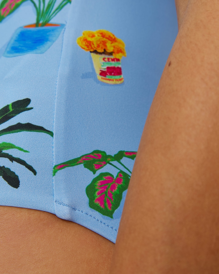 Niebieski strój kąpielowy jednoczęściowy damski Seafolly Ruched Underwire One Piece