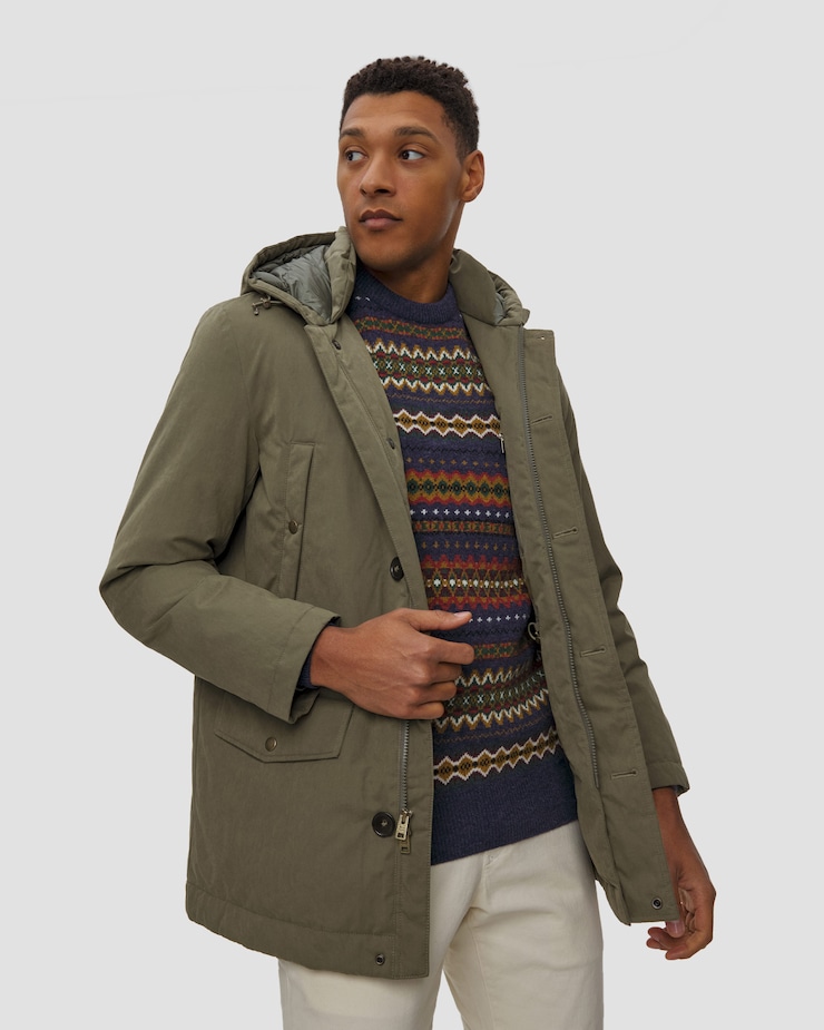 Pánská péřová bunda Woolrich Mountain Cloth