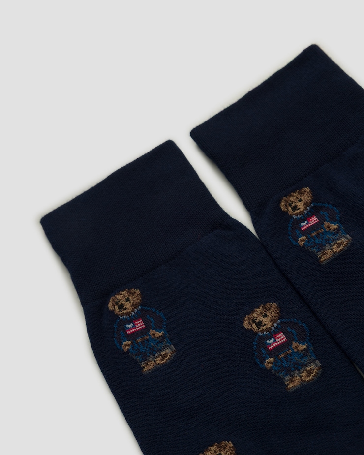 Męskie skarpety 2-pack z motywem Polo Bear Polo Ralph Lauren
