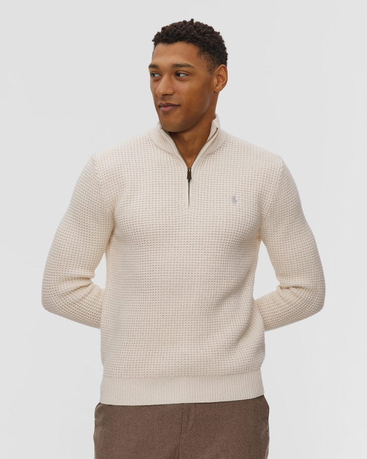 Pánský svetr Polo Ralph Lauren v krémovém barevném provedení