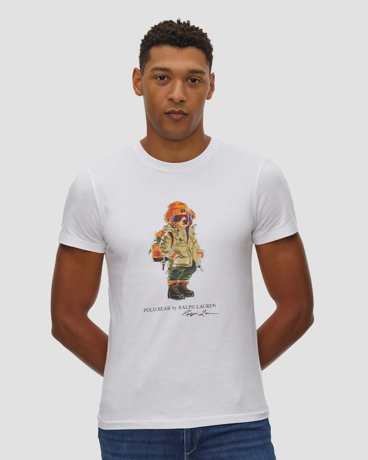 Męski T-shirt z motywem Polo Bear Polo Ralph Lauren