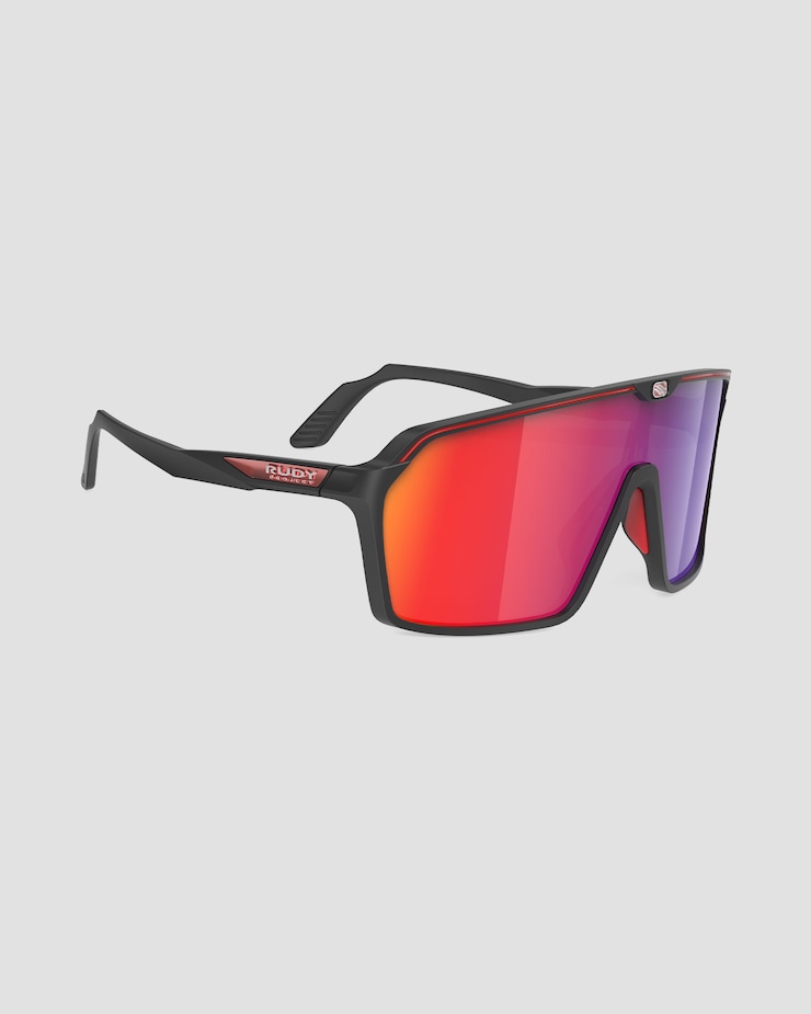 Okulary przeciwsłoneczne Rudy Project Spinshield czarne z soczewką RP Optics Multilaser Red