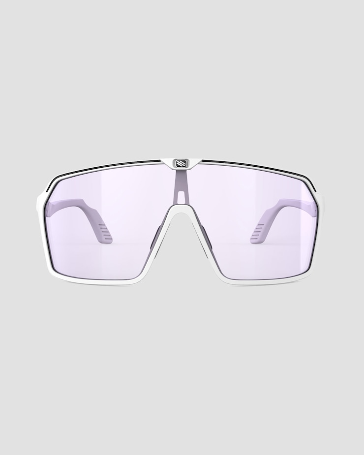Okulary fotochromatyczne Rudy Project Spinshield białe z soczewką ImpactX™ Photochromic 2 Laser Purple