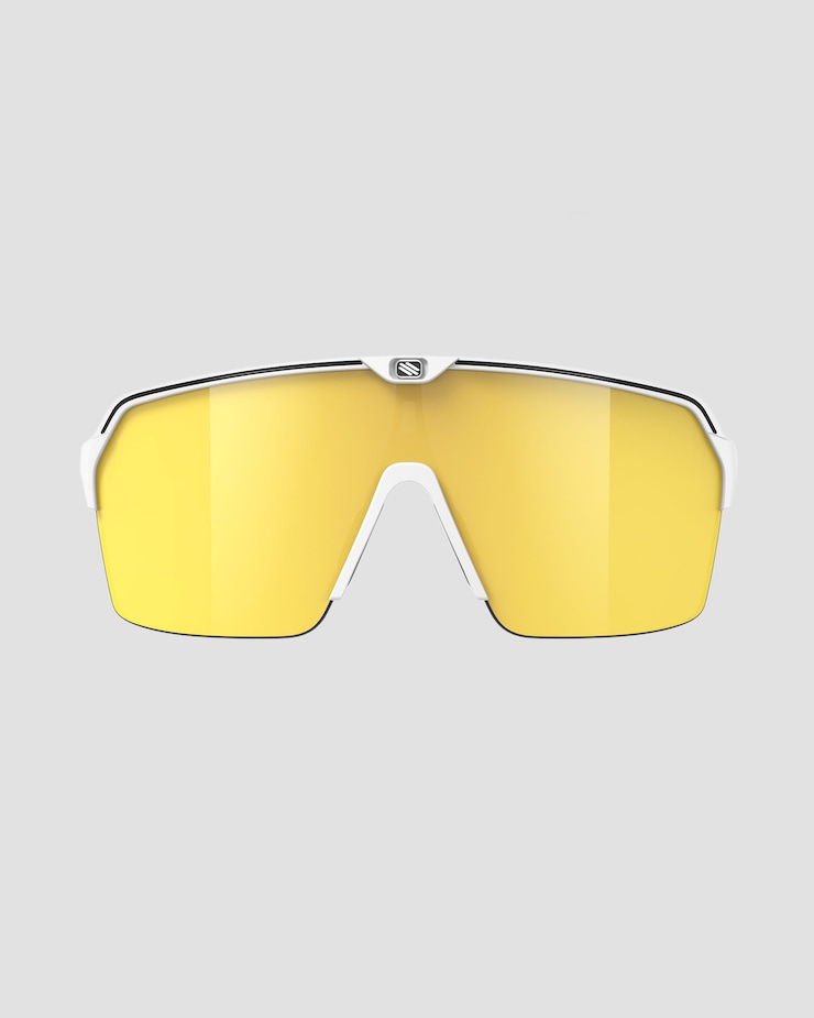 Okulary przeciwsłoneczne Rudy Project Spinshield Air białe z soczewką RP Optics Multilaser Gold