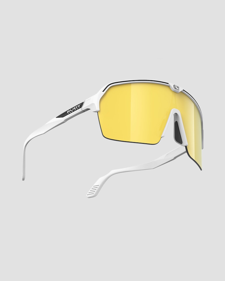 Okulary przeciwsłoneczne Rudy Project Spinshield Air białe z soczewką RP Optics Multilaser Gold