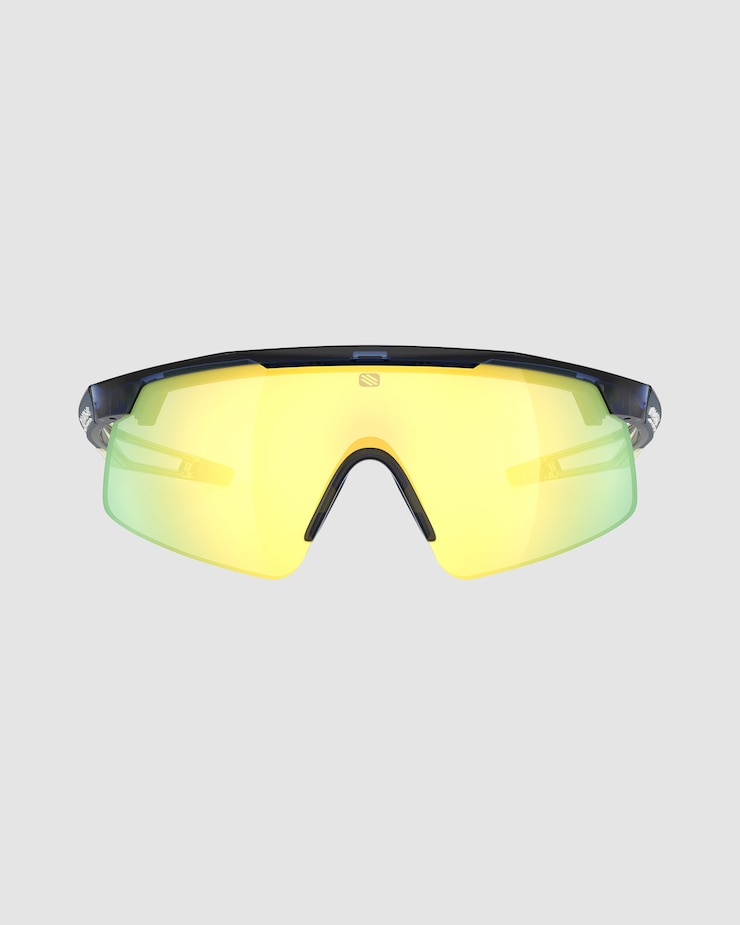 Okulary przeciwsłoneczne Rudy Project Turbolence czarno-żółte z soczewkami RP Optics Multilaser Yellow + akcesoria