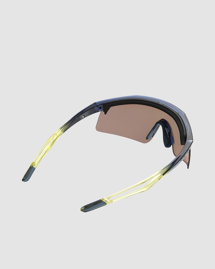 Okulary przeciwsłoneczne Rudy Project Turbolence czarno-żółte z soczewkami RP Optics Multilaser Yellow + akcesoria