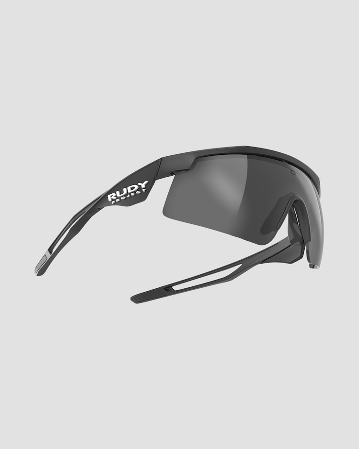 Ochelari de soare Rudy Project Turbolence Racing negre cu lentilă RP Optics Smoke Black