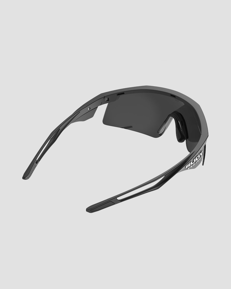 Ochelari de soare Rudy Project Turbolence Racing negre cu lentilă RP Optics Smoke Black