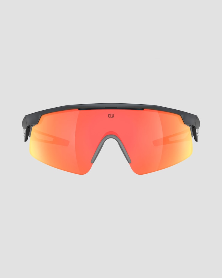 Ochelari de soare Rudy Project Turbolence Racing negri cu lentilă RP Optics Multilaser Orange
