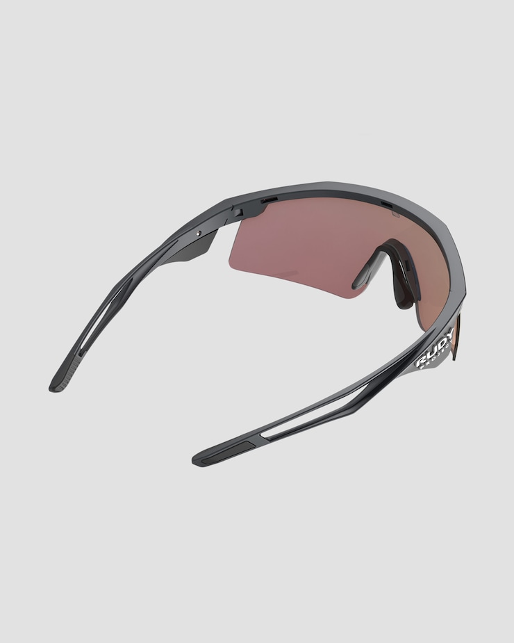 Ochelari de soare Rudy Project Turbolence Racing negri cu lentilă RP Optics Multilaser Orange