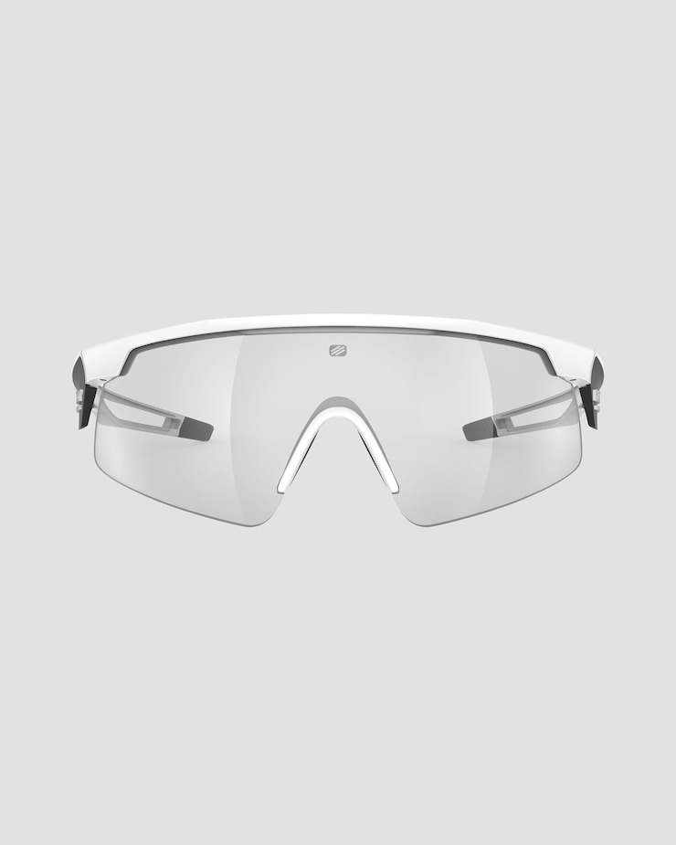 Okulary fotochromatyczne Rudy Project Turbolence Racing białe z soczewką ImpactX™ Photochromic 2 Black