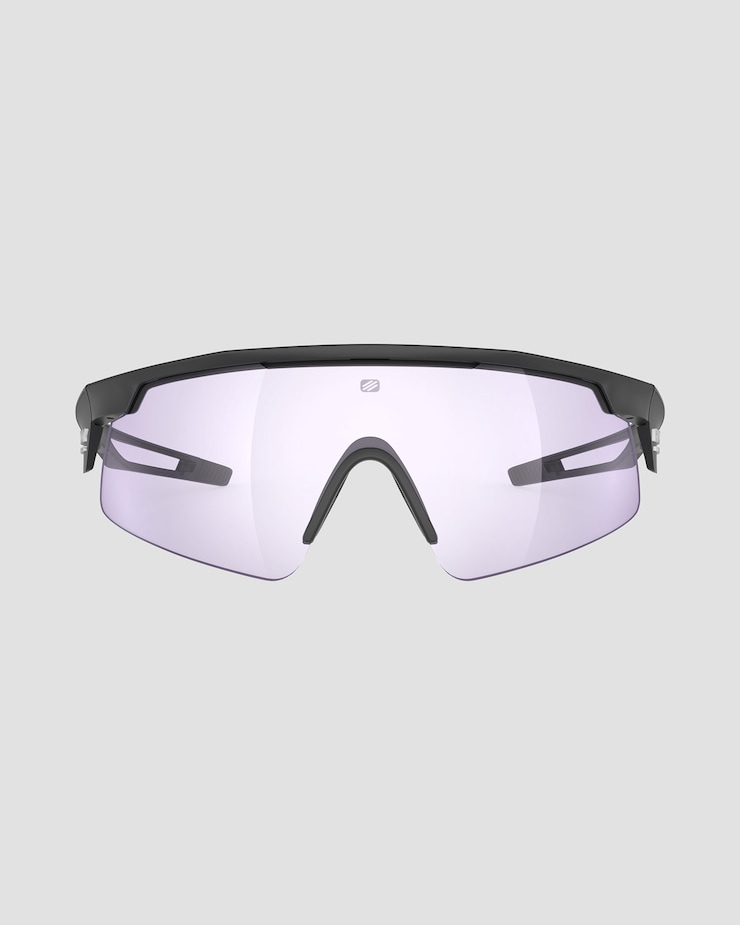 Okulary fotochromatyczne Rudy Project Turbolence Racing czarne z soczewką ImpactX™ Photochromic 2 Laser Purple