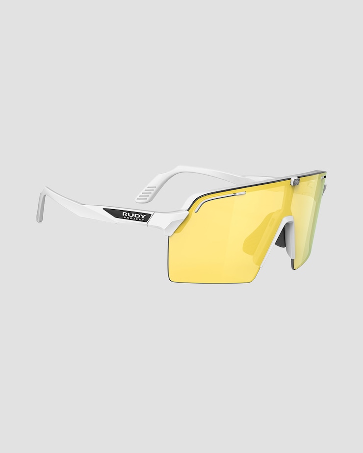 Ochelari de soare Rudy Project Spinshield Pro alba cu lentilă RP Optics Multilaser Yellow