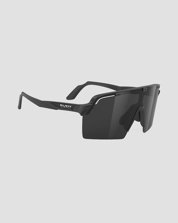 Ochelari de soare Rudy Project Spinshield Pro negre cu lentilă RP Optics Smoke Black, Culoare/Model: Czarny