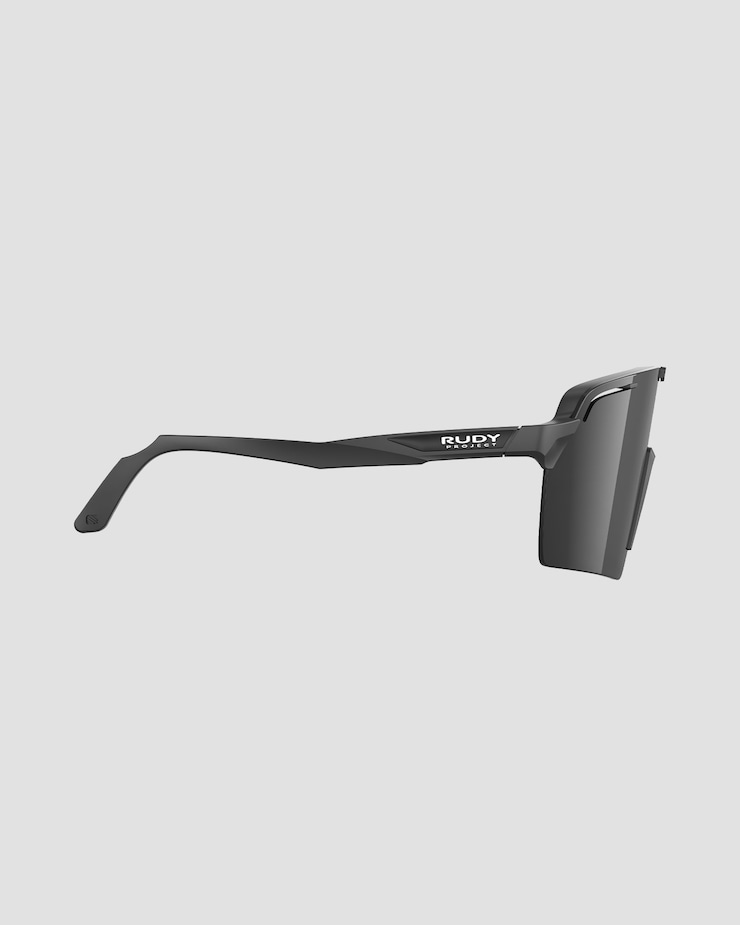 Lunettes de soleil Rudy Project Spinshield Pro noires avec verre RP Optics Smoke Black