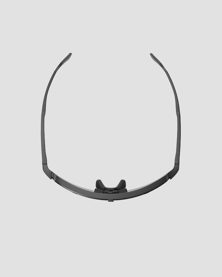 Lunettes de soleil Rudy Project Spinshield Pro noires avec verre RP Optics Smoke Black