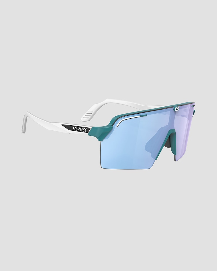 Ochelari de soare Rudy Project Spinshield Pro verzi-albi cu lentilă RP Optics Multilaser Ice