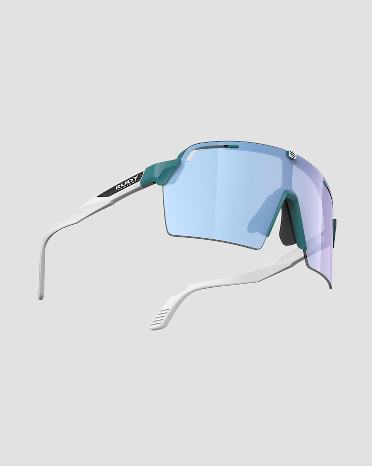 Ochelari de soare Rudy Project Spinshield Pro verzi-albi cu lentilă RP Optics Multilaser Ice