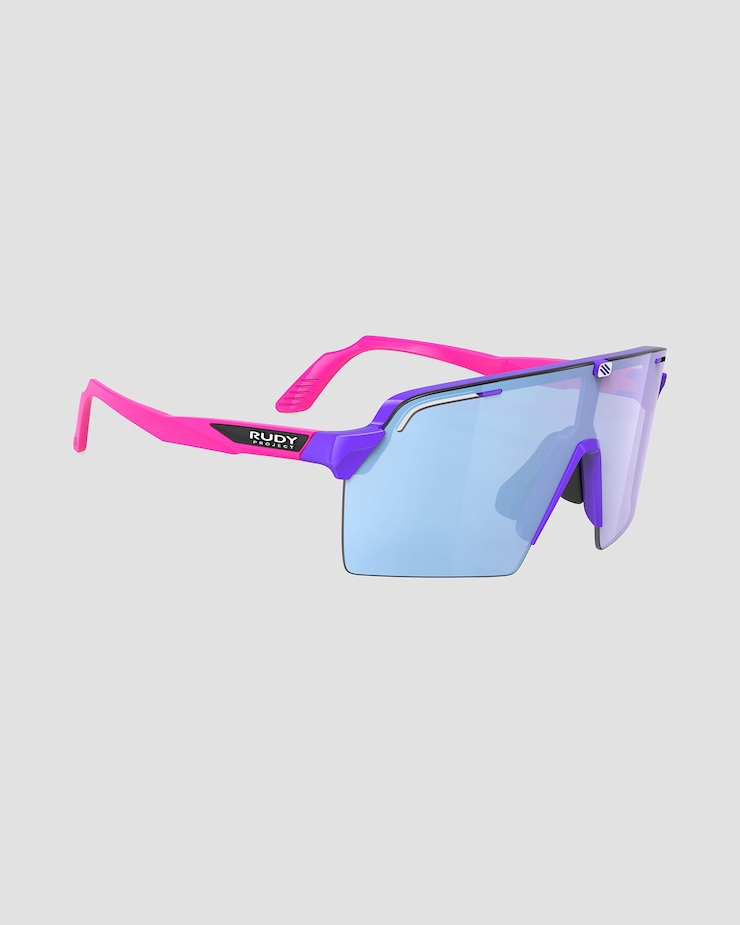 Okulary przeciwsłoneczne Rudy Project Spinshield Pro 40th Anniversary fioletowo-rózowe z soczewką RP Optics Multilaser Ice