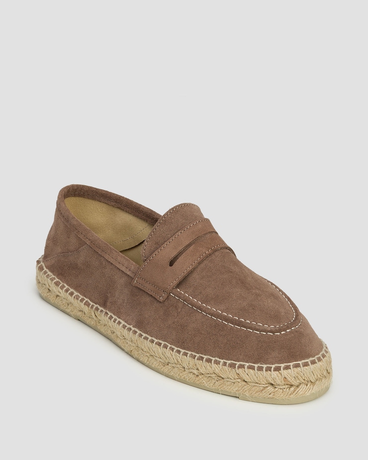 Loafers in camoscio da uomo Manebi Hamptons Loafers Espadrilles