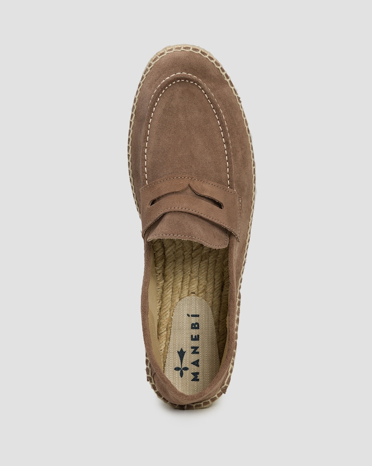 Loafers in camoscio da uomo Manebi Hamptons Loafers Espadrilles