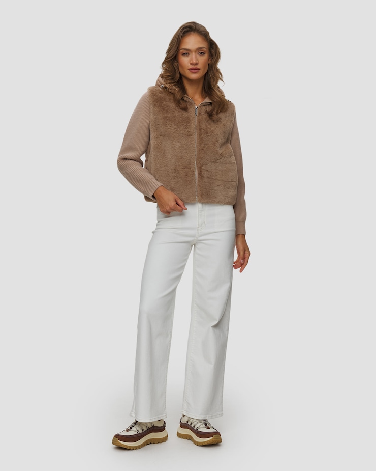 Colmar Ladies Hybrid Faux Fur Jacket Damen-Hybridjacke