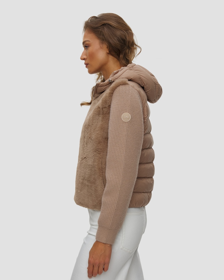 Colmar Ladies Hybrid Faux Fur Jacket Damen-Hybridjacke