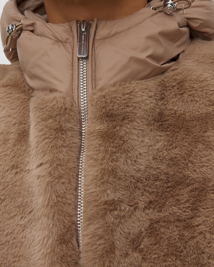 Colmar Ladies Hybrid Faux Fur Jacket Damen-Hybridjacke