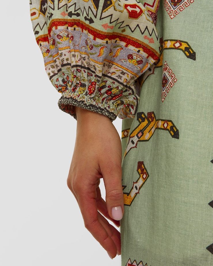 Chemise en lin pour femmes Camilla Cropped