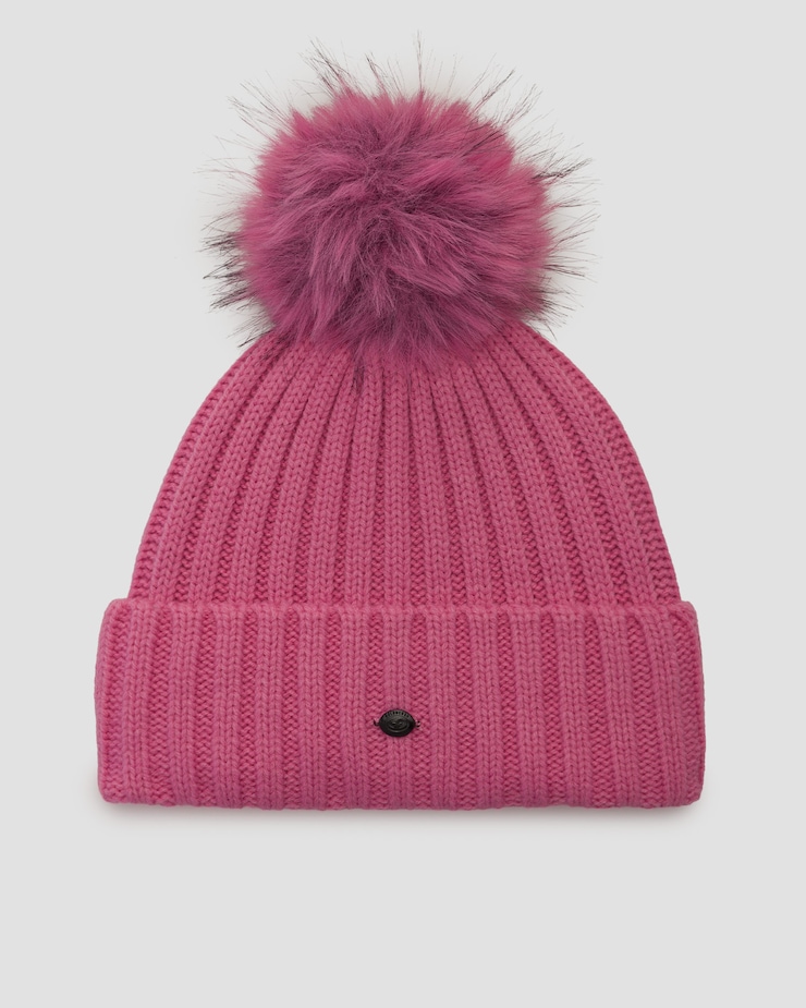 Bonnet en laine pour femmes Goldbergh UNA rose, Couleur: Różowy