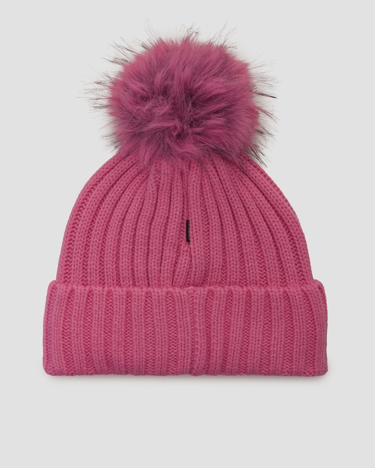 Bonnet en laine pour femmes Goldbergh UNA rose