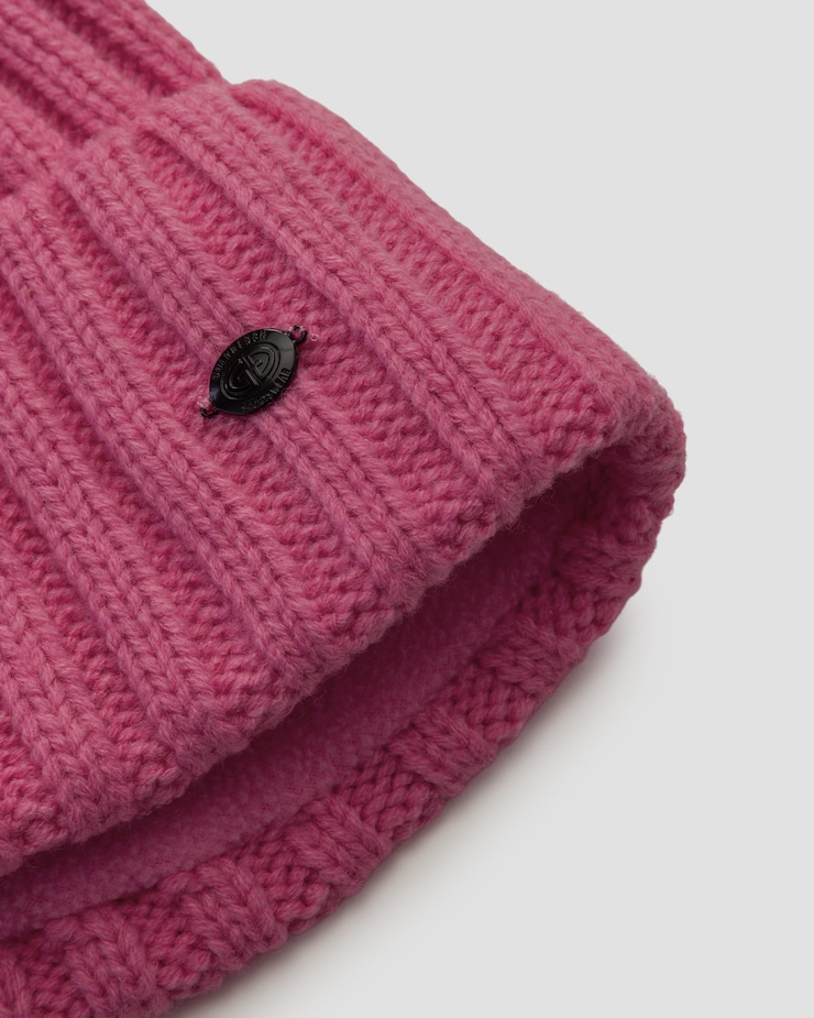 Bonnet en laine pour femmes Goldbergh UNA rose