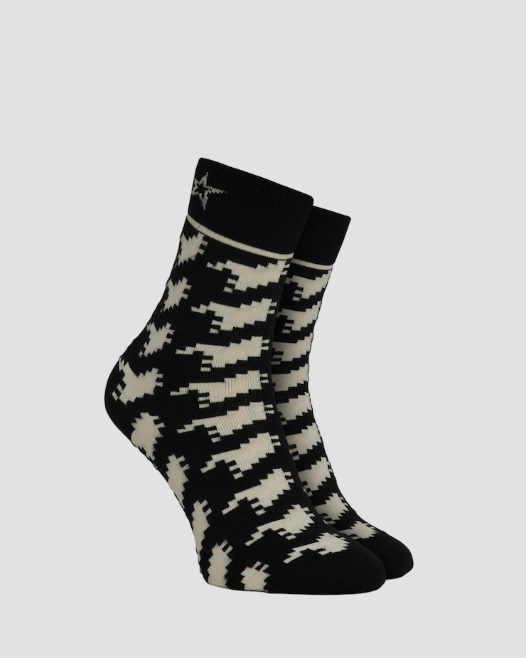 Calzini con lana merino da donna Après Socks Perfect Moment, Colore/Disegno: Biały,Multikolor,Czarny