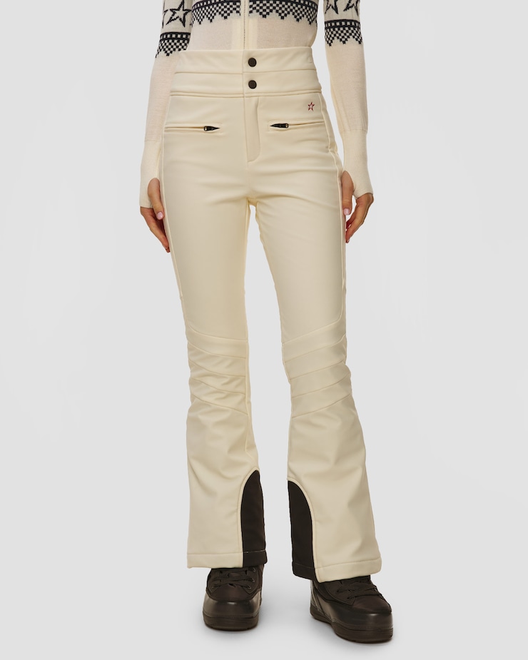 Pantaloni bianchi da sci da donna Perfect Moment Aurora Hw Ski Pant