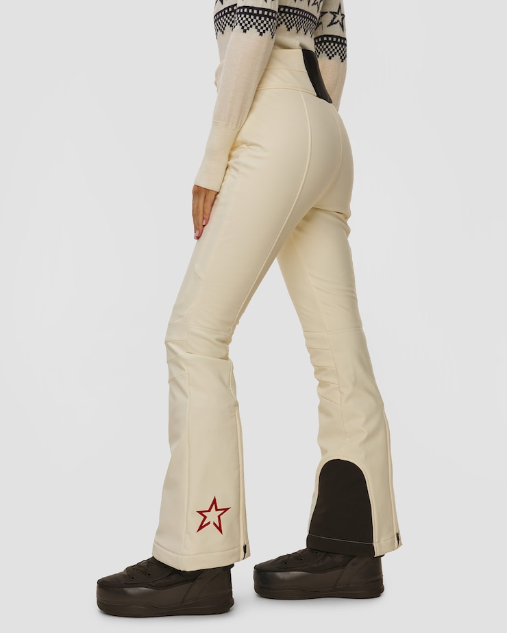 Pantaloni bianchi da sci da donna Perfect Moment Aurora Hw Ski Pant