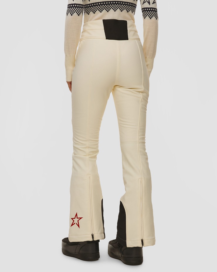 Pantaloni bianchi da sci da donna Perfect Moment Aurora Hw Ski Pant