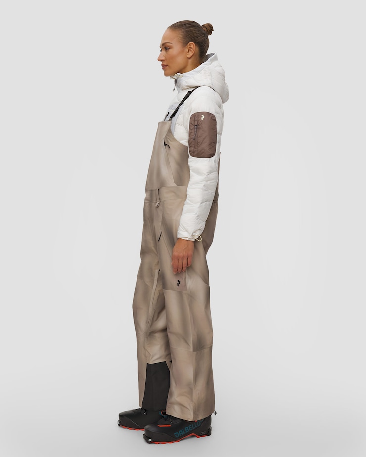 Women's ski trousers Peak Performance Edge Hipe 3L Aop Shell Bib Pants