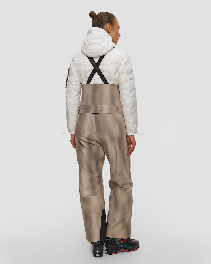 Women's ski trousers Peak Performance Edge Hipe 3L Aop Shell Bib Pants