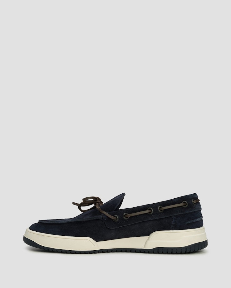 Pantofi laofer din piele de căprioară pentru bărbați Paul&Shark Yacht Club bleumarin