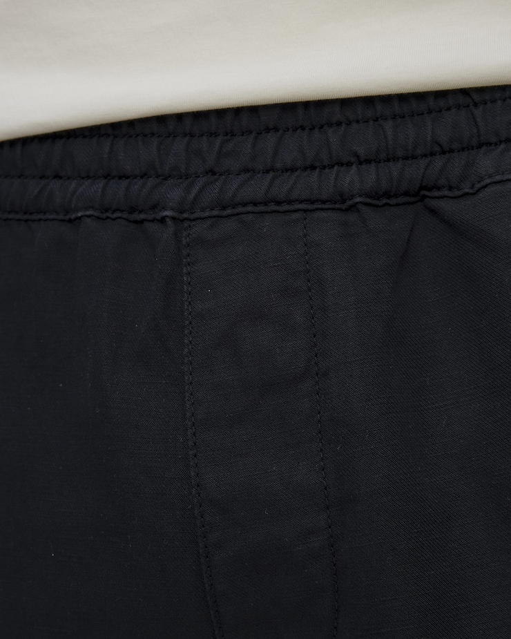 Pánské kalhoty C.P. Company Cotton/Linen Loose Pants v Tmavě Modré Barvě