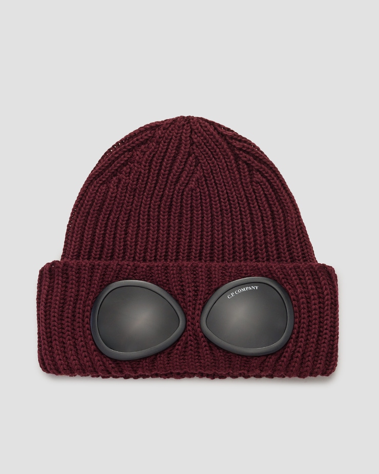 Bonnet en laine pour hommes Goggle C.P. Company