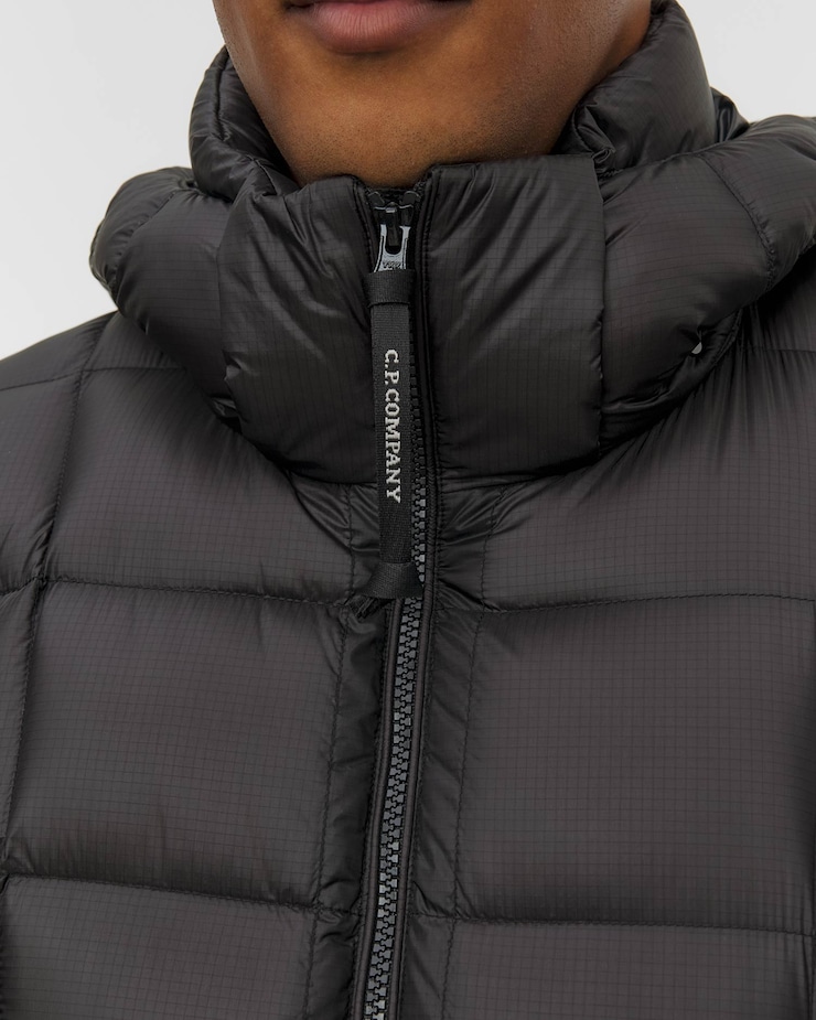 Męska kurtka hybrydowa z kapturem C.P. Company Extrafine Merino Wool Mixed Goggle