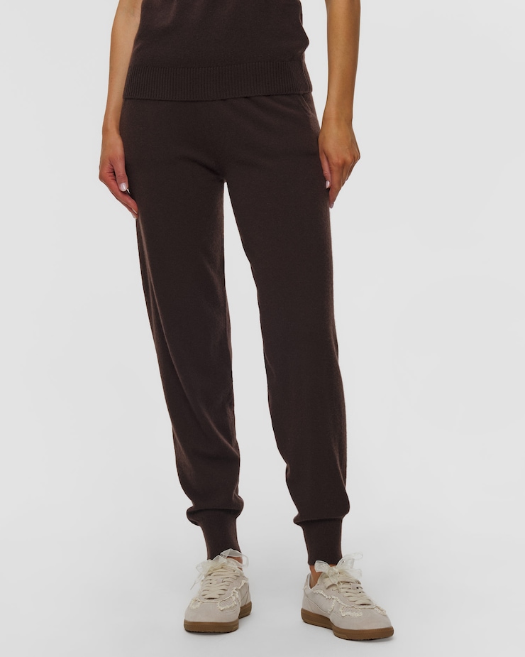 Allude Kaschmirhose für Damen, Farbe/Muster: Brązowy