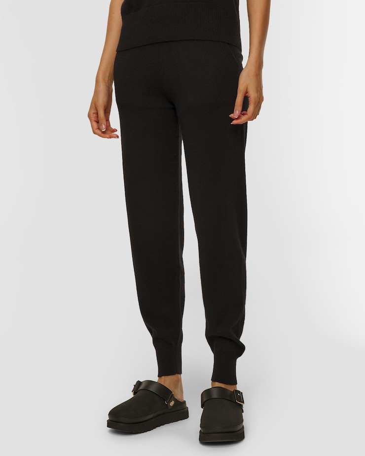 Allude Kaschmirhose für Damen in Schwarz, Farbe/Muster: Czarny