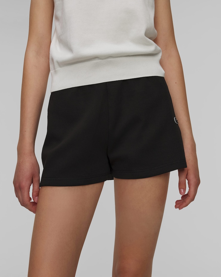 Shorts neri da donna Lacoste
